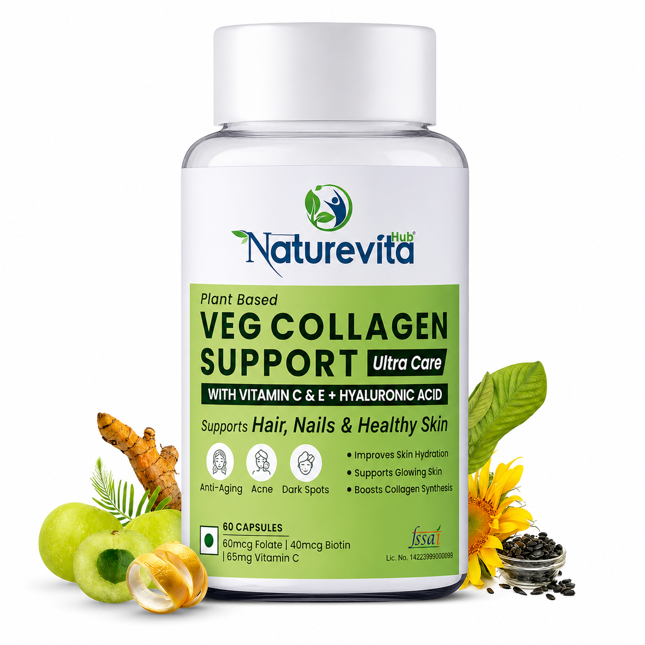 Plant-Based Collagen Wellness Capsules